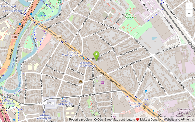 Daylight bv - Brusselsesteenweg 715, 9050 Gentbrugge auf der Karte